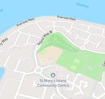 map for St Mary's Island Church of England (Aided) Primary School