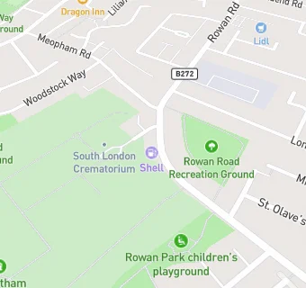 map for Londis - Rowan Road