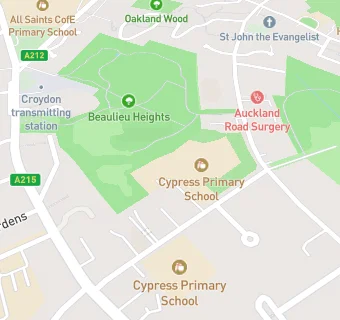 map for Cypress Primary School