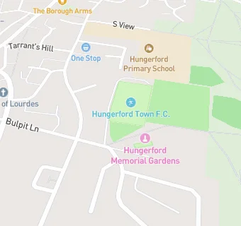 map for Hungerford Town Football Club