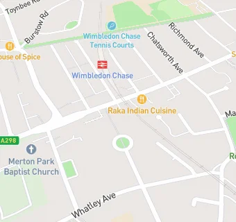 map for Wimbledon Chase SF Connect