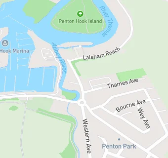 map for Penton Community and Social Club