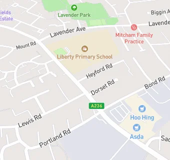 map for Cater Link at Liberty Primary School