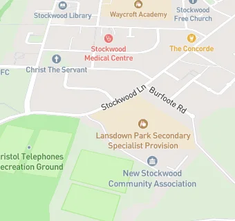 map for Stockwood Green Primary School