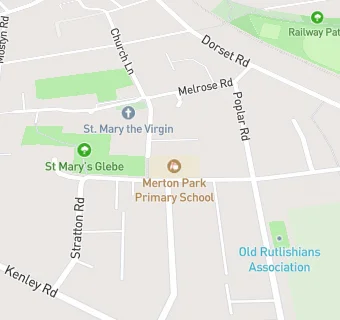 map for Merton Park Primary School