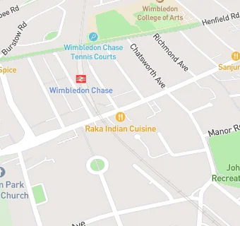 map for Wimbledon Chase Gateway