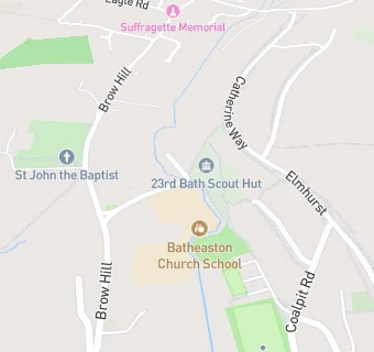 map for Batheaston Church School