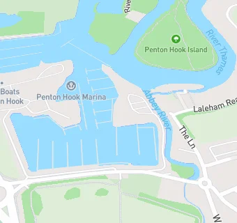 map for Penton Hook Yacht Club