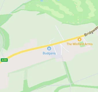 map for Bridgwater Road Service Station