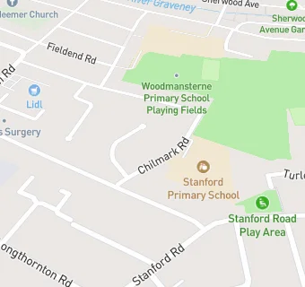 map for Cater Link at Stanford Primary School