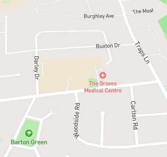 map for The Groves Medical Centre