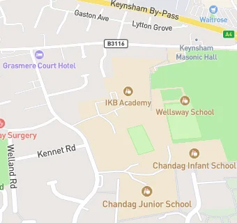 map for Wellsway School