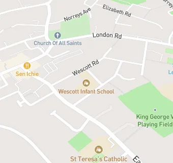 map for Wescott Infant School