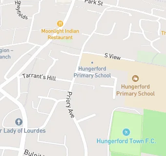 map for Mydentist, Fairview Road, Hungerford