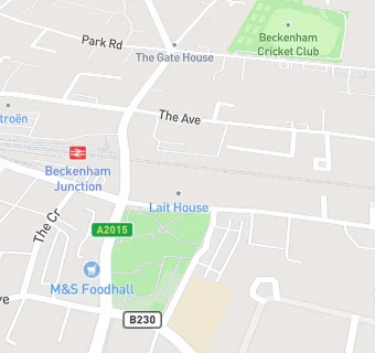 map for Co-op Beckenham