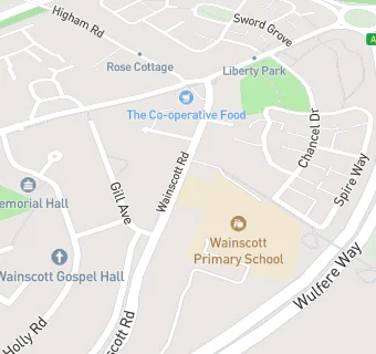 map for Smilers Pre-School