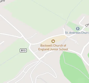 map for Backwell Church of England Junior School