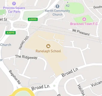 map for Harrison Catering At Ranelagh School