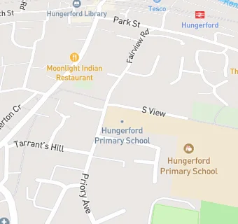 map for Hungerford Primary School