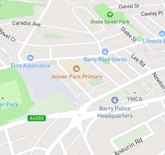 map for Jenner Park Primary School