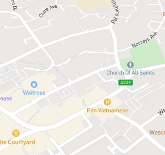 map for Wokingham Medical Centre