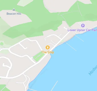 map for Upnor Sailing Club