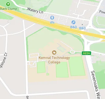 map for Kemnal Technology College