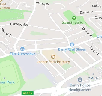 map for Jenner Park Primary