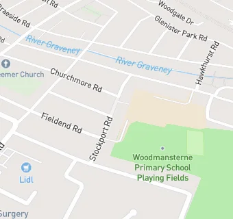 map for Woodmansterne School