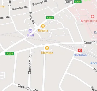 map for Norbiton Wine Merchants