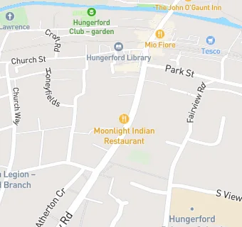 map for Hungerford Fish & Chips