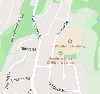 map for Woodlands Academy