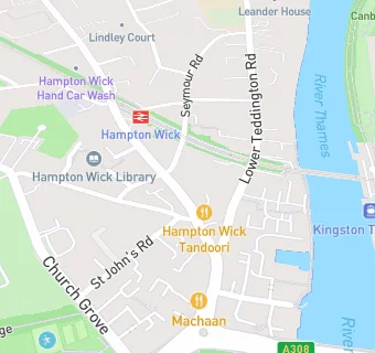 map for Hampton Wick Post Office & CTN