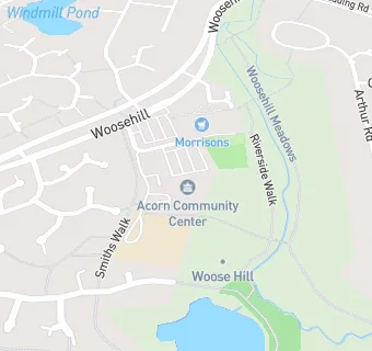 map for Woosehill Practice