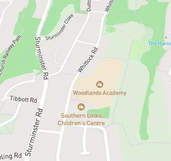 map for Woodlands Academy