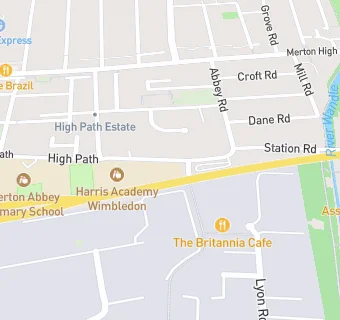 map for Harris Academy Wimbledon