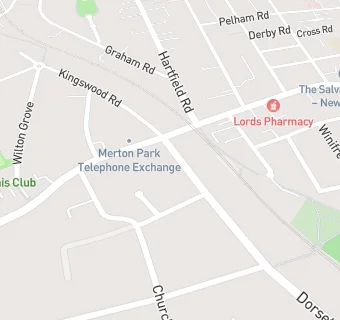 map for Wimbledon House Nursery