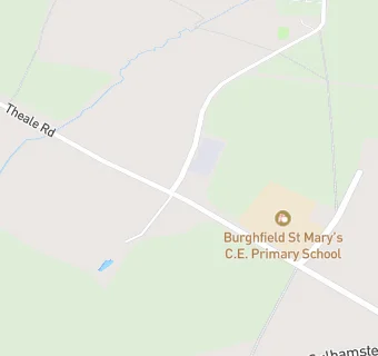 map for Burghfield St Mary's C.E. Primary School