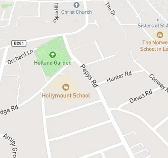 map for Cambridge House School