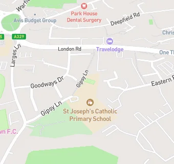 map for St Joseph's Catholic Primary School, Bracknell