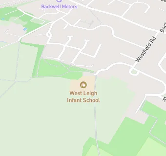 map for West Leigh Infant School