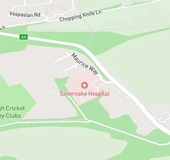 map for Savernake Hospital Kitchen