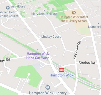 map for Hampton Wick Surgery