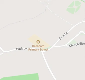 map for Beenham Primary School
