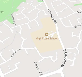 map for High Close School