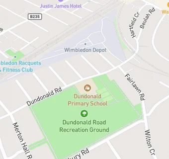 map for Cater Link at Dundonald Primary  School