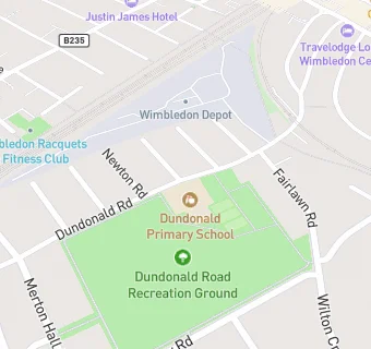 map for Dundonald Primary School