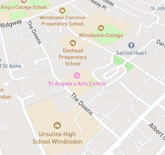 map for Ursuline Preparatory School