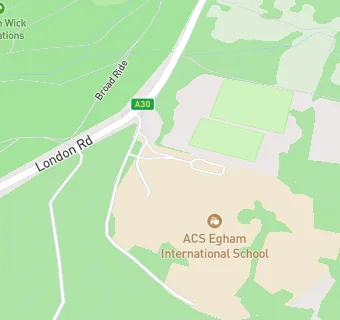 map for ACS Egham International School