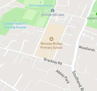 map for Worsley Bridge Primary School